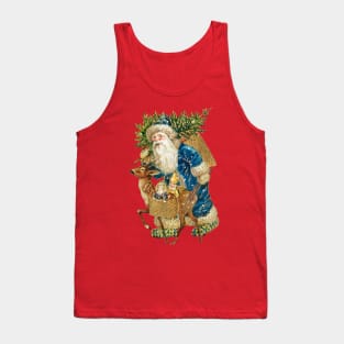 Santa Claus Deer Kids Hand Drawn Tank Top